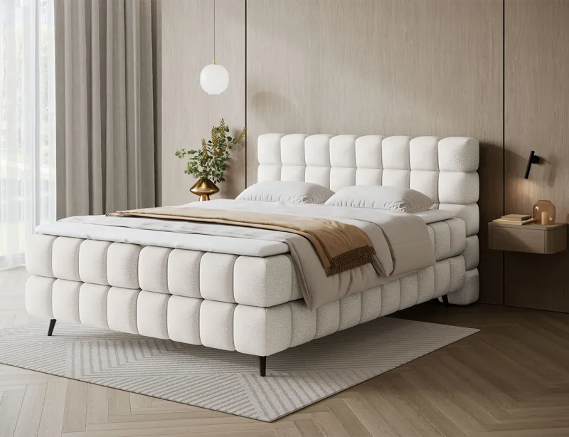Sabeno sengepakke Bubblig kontinentalseng med oppbevaring 140x200 cm - Royal 01 - Møbler - Senger - Kontinentalsenger