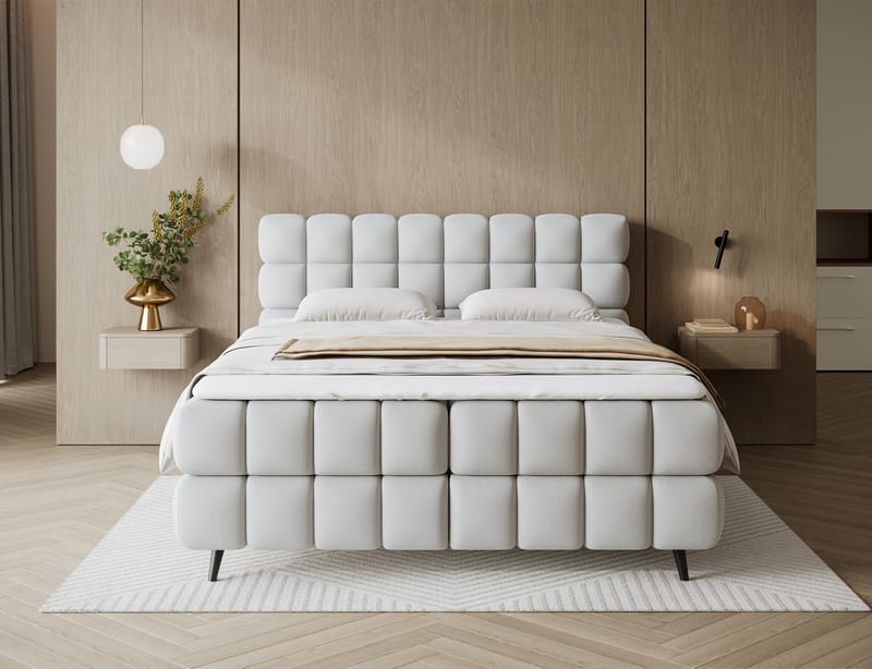 Sabeno sengepakke Bubblig kontinentalseng med oppbevaring 140x200 cm - Tonall 03 - Møbler - Senger - Kontinentalsenger