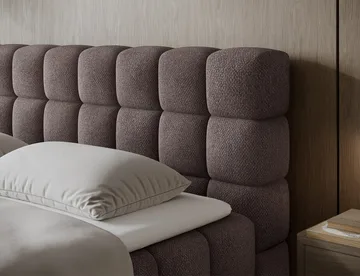 Sabeno sengepakke Bubblig kontinentalseng med oppbevaring 140x200 cm - Tonall 22 - Møbler - Senger - Kontinentalsenger
