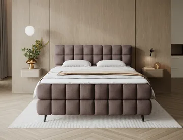 Sabeno sengepakke Bubblig kontinentalseng med oppbevaring 140x200 cm - Tonall 22 - Møbler - Senger - Kontinentalsenger