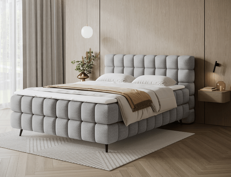 Sabeno sengepakke Bubblig kontinentalseng med oppbevaring 180x200 cm - Royal 04 - Møbler - Senger - Kontinentalsenger