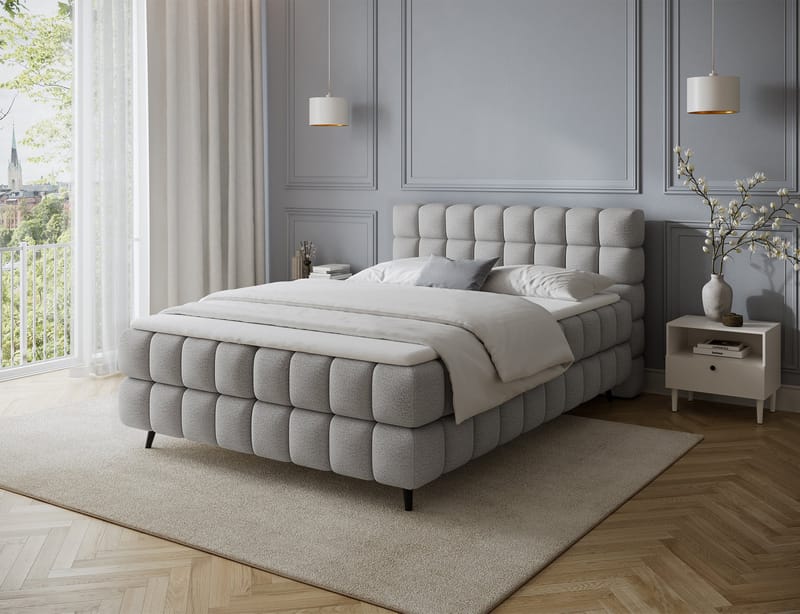 Sabeno sengepakke Bubblig kontinentalseng med oppbevaring 180x200 cm - Royal 04 - Møbler - Senger - Kontinentalsenger