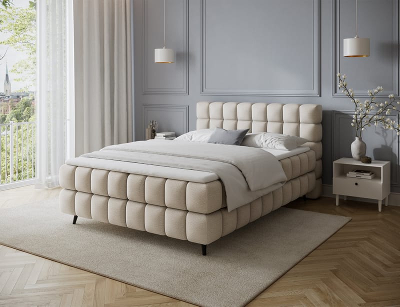 Sabeno sengepakke Bubblig kontinentalseng med oppbevaring 180x200 cm - Royal 18 - Møbler - Senger - Kontinentalsenger