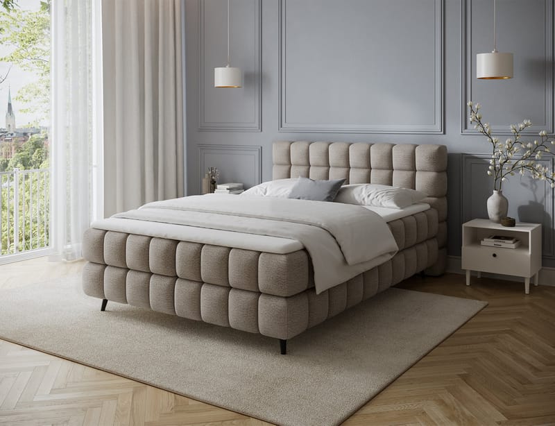 Sabeno sengepakke Bubblig kontinentalseng med oppbevaring 180x200 cm - Royal 20 - Møbler - Senger - Kontinentalsenger