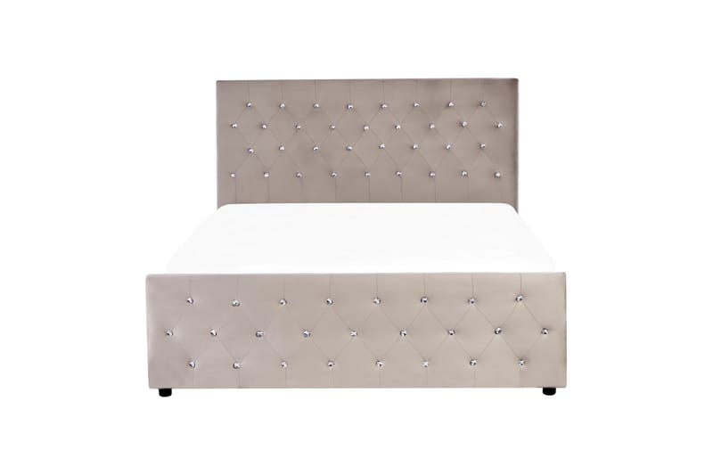 Saleux Sengramme 140x200 cm - Taupe - Møbler - Senger - Sengeramme & sengestamme