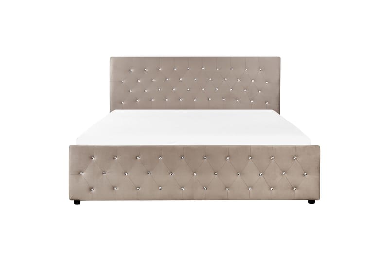 Saleux Sengramme 180x200 cm - Taupe - Møbler - Senger - Sengeramme & sengestamme