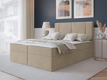 Salricus Kontinentalseng 140x200 cm med Oppbevaring - Møbler - Senger - Kontinentalsenger