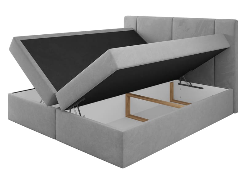 Salricus Kontinentalseng 140x200 cm med Oppbevaring - Møbler - Senger - Kontinentalsenger