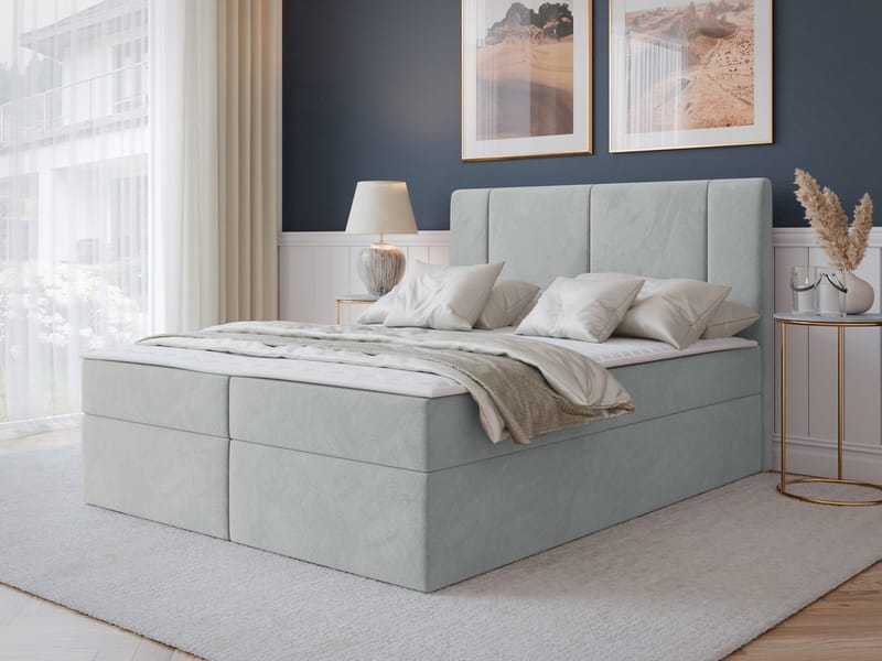 Salricus Kontinentalseng 180x200 cm med Oppbevaring - Møbler - Senger - Kontinentalsenger