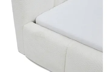 Salvenor Sengeramme med Oppbevaring 90x200 cm - Beige - Møbler - Senger - Sengeramme & sengestamme