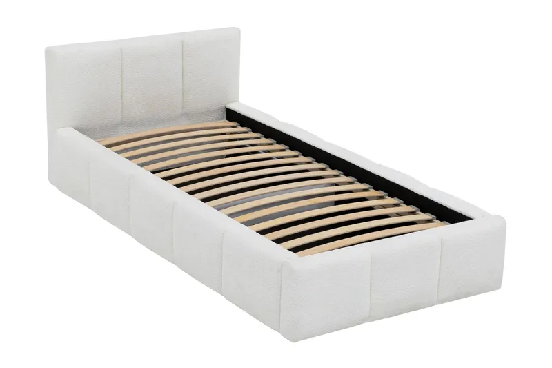 Salvenor Sengeramme med Oppbevaring 90x200 cm - Beige - Møbler - Senger - Sengeramme & sengestamme