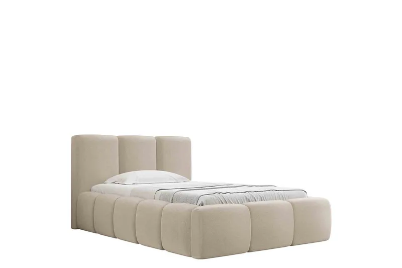 Salvenor Sengeramme med Oppbevaring 90x200 cm, Beige