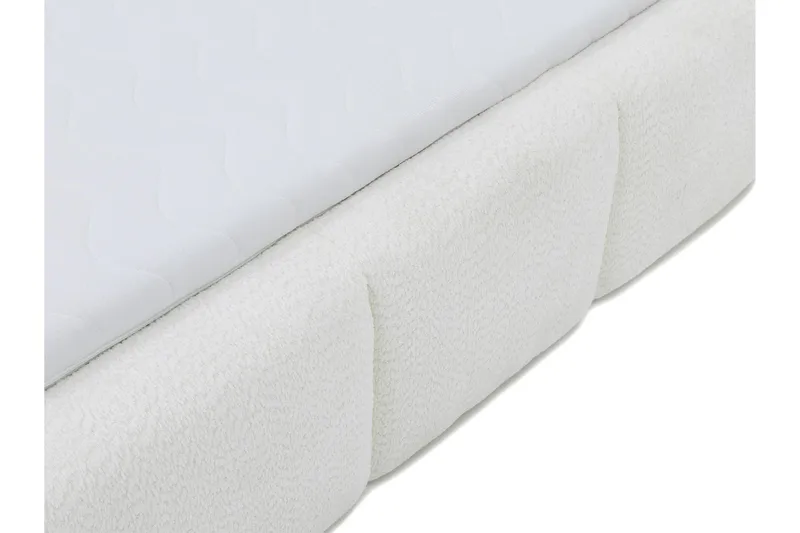 Salvenor Sengeramme med Oppbevaring 90x200 cm - Beige - Møbler - Senger - Sengeramme & sengestamme