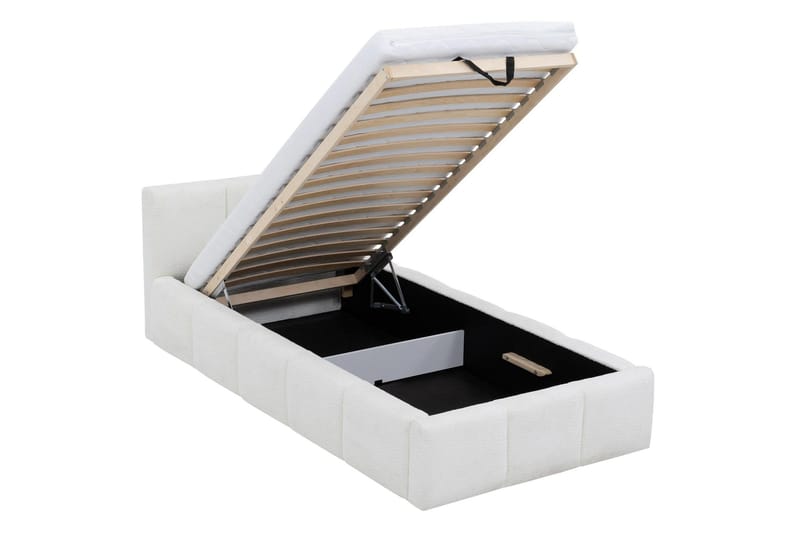 Salvenor Sengeramme med Oppbevaring 90x200 cm - Blå - Møbler - Senger - Sengeramme & sengestamme