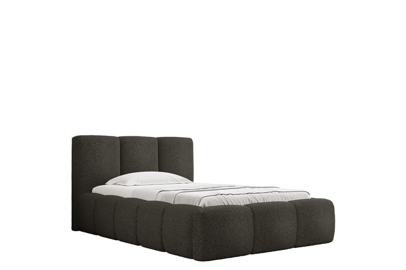 Salvenor Sengeramme med Oppbevaring 90x200 cm - Grå - Møbler - Senger - Sengeramme & sengestamme