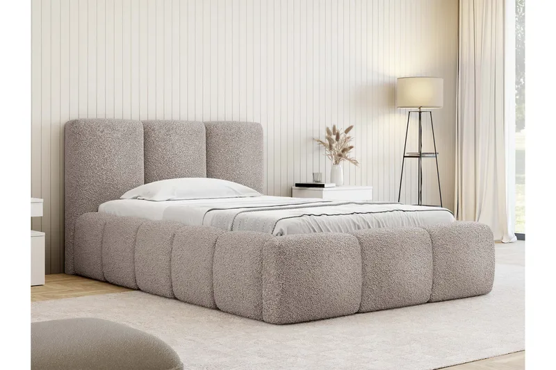 Salvenor Sengeramme med Oppbevaring 90x200 cm - Rosa - Møbler - Senger - Sengeramme & sengestamme