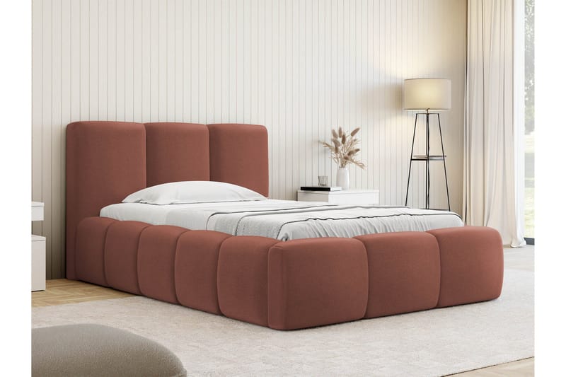 Salvenor Sengeramme med Oppbevaring 90x200 cm - Rosa - Møbler - Senger - Sengeramme & sengestamme