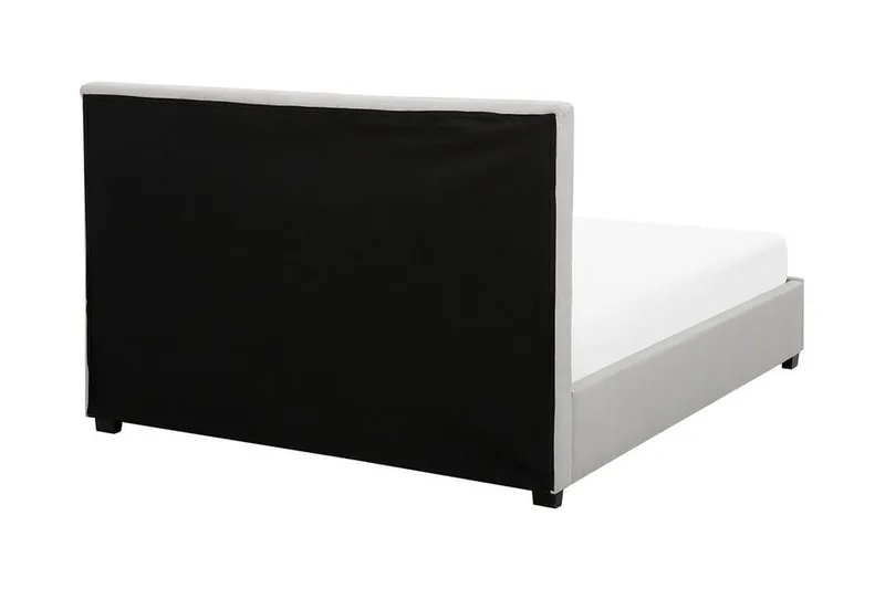 Sandrick Kontinentalseng med Oppbevaring 140x200 - Grå - Møbler - Senger - Sengeramme & sengestamme