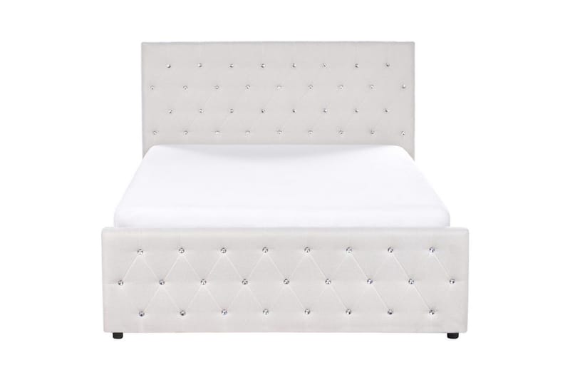 Säng med förvaring Amiens - Beige, Beige, 140x200, 140x200 cm - Møbler - Senger - Sengeramme & sengestamme