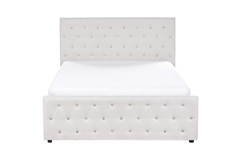 Säng med förvaring Amiens - Beige, Beige, 140x200, 140x200 cm - Møbler - Senger - Sengeramme & sengestamme