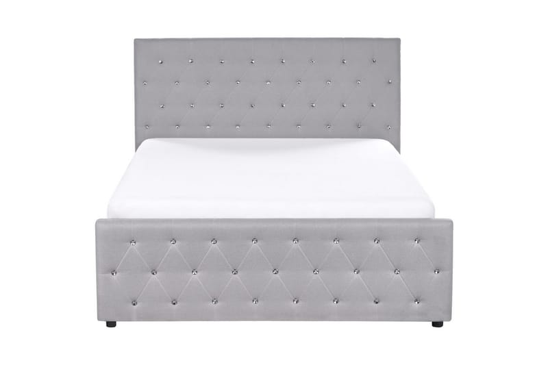 Säng med förvaring Amiens - Grå, 140x200 cm - Møbler - Senger - Sengeramme & sengestamme