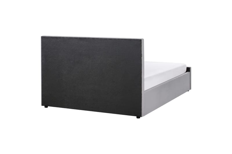 Säng med förvaring Amiens - Lys grå, 160x200 cm - Møbler - Senger - Sengeramme & sengestamme