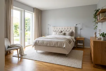 Sängpaket Drömvik Ljusbeige Latex Fast - Møbler - Senger - Komplett sengepakke