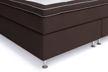 Sängpaket Drömvik Mörkbrun2 Polyeter Fast/Medel - Møbler - Senger - Komplett sengepakke