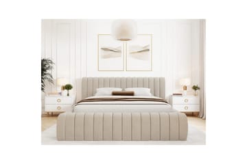 Sängram & Sängstomme Eltap Beige 140x200 DEL - Møbler - Senger - Seng med oppbevaring