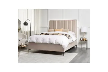 Sängram Beige 160x200 - Møbler - Senger - Sengeramme & sengestamme