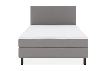 Select No 1 Komplett Sengepakke 140x200 - Lysegrå/Svarta Ben - Møbler - Senger - Komplett sengepakke