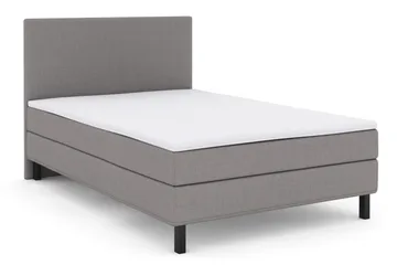 Select No 1 Komplett Sengepakke 140x200 - Lysegrå/Svarta Ben - Møbler - Senger - Komplett sengepakke