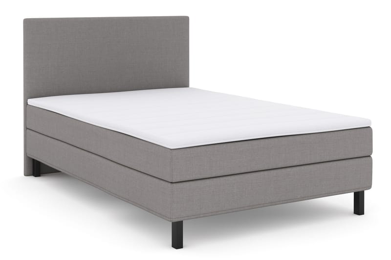 Select No 1 Komplett Sengepakke 140x200 - Lysegrå/Svarta Ben - Møbler - Senger - Komplett sengepakke