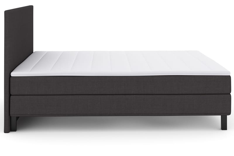 Select No 1 Komplett Sengepakke 160x200 - Mørkegrå/Svarta Ben - Møbler - Senger - Komplett sengepakke