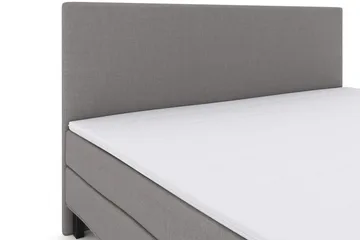 Select No 1 Komplett Sengepakke 210x210 - Lysegrå/Svarta Ben - Møbler - Senger - Komplett sengepakke