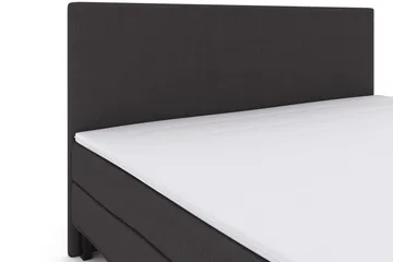 Select No 1 Komplett Sengepakke 210x210 - Mørkegrå/Svarta Ben - Møbler - Senger - Komplett sengepakke