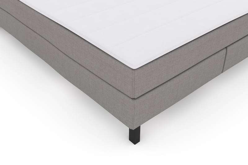 Select No 2 Komplett Sengepakke 160x200 - Lysegrå/Svarta Ben - Møbler - Senger - Komplett sengepakke