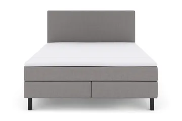 Select No 2 Komplett Sengepakke 160x200 - Lysegrå/Svarta Ben - Møbler - Senger - Komplett sengepakke