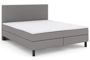 Select No 2 Komplett Sengepakke 180x200 - Lysegrå/Svarta Ben - Møbler - Senger - Komplett sengepakke