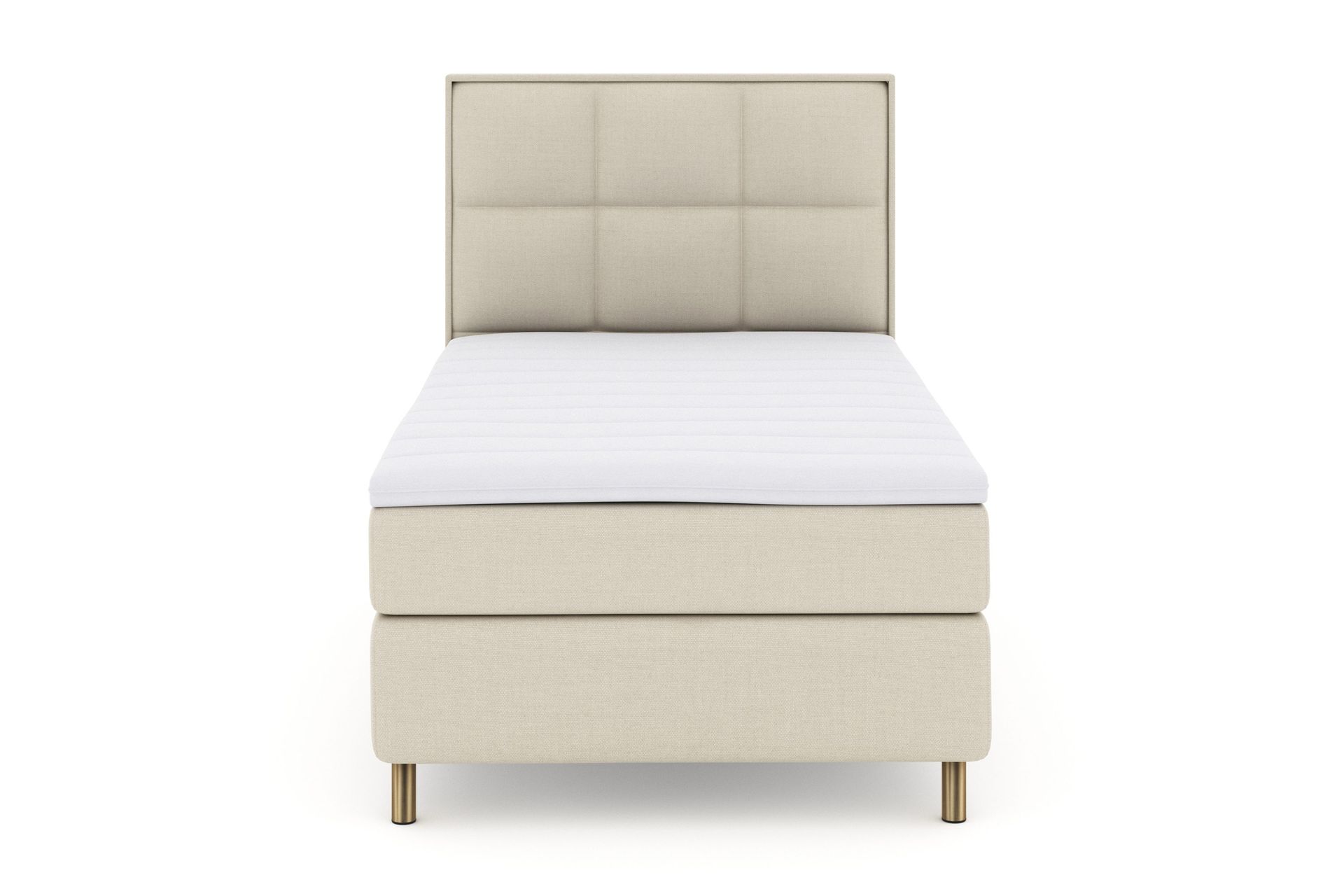Select No 3 Komplett Sengepakke 120x200 Fast - Beige/Kobberben