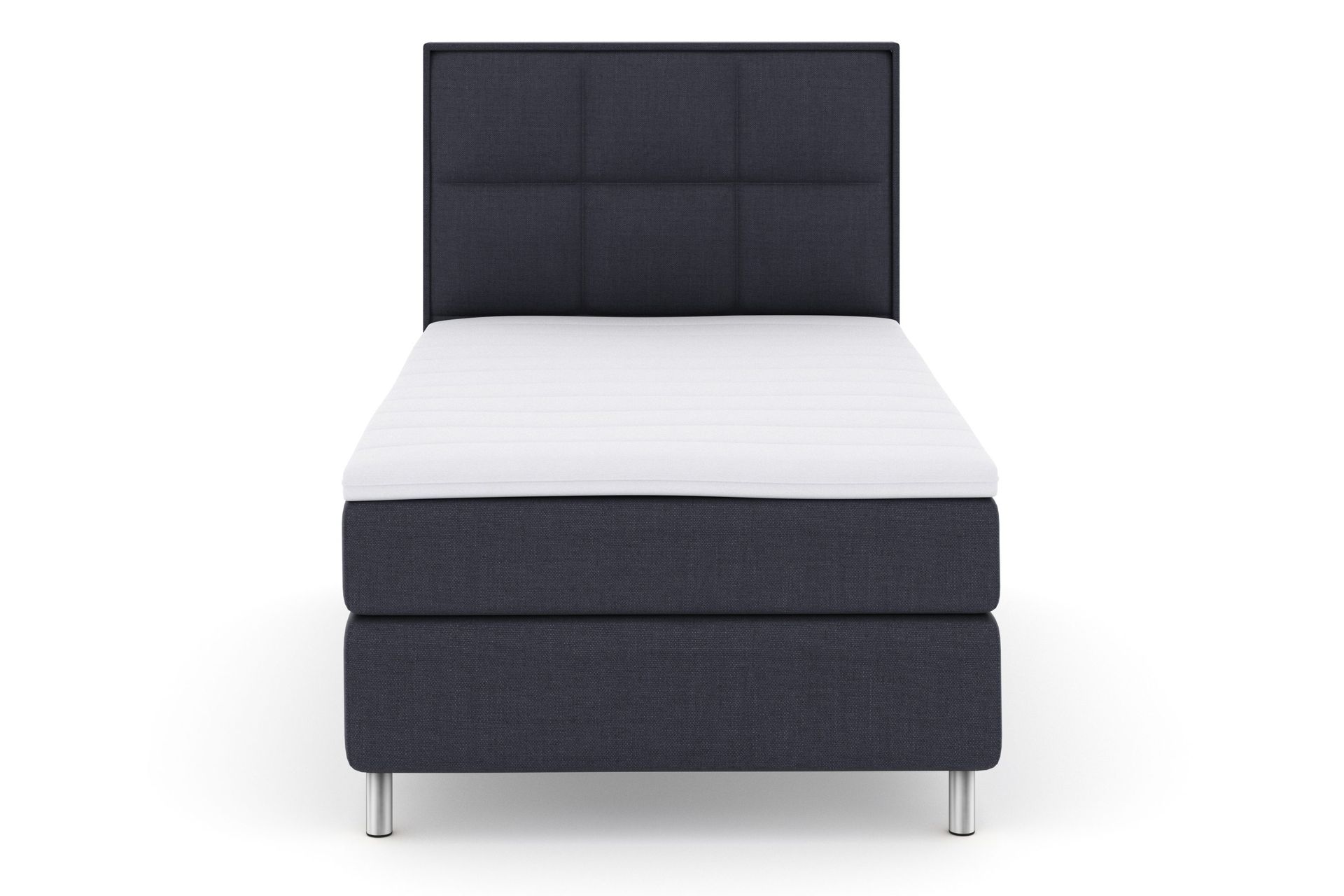 Select No 3 Komplett Sengepakke 120x200 Fast - Blå/Metallben