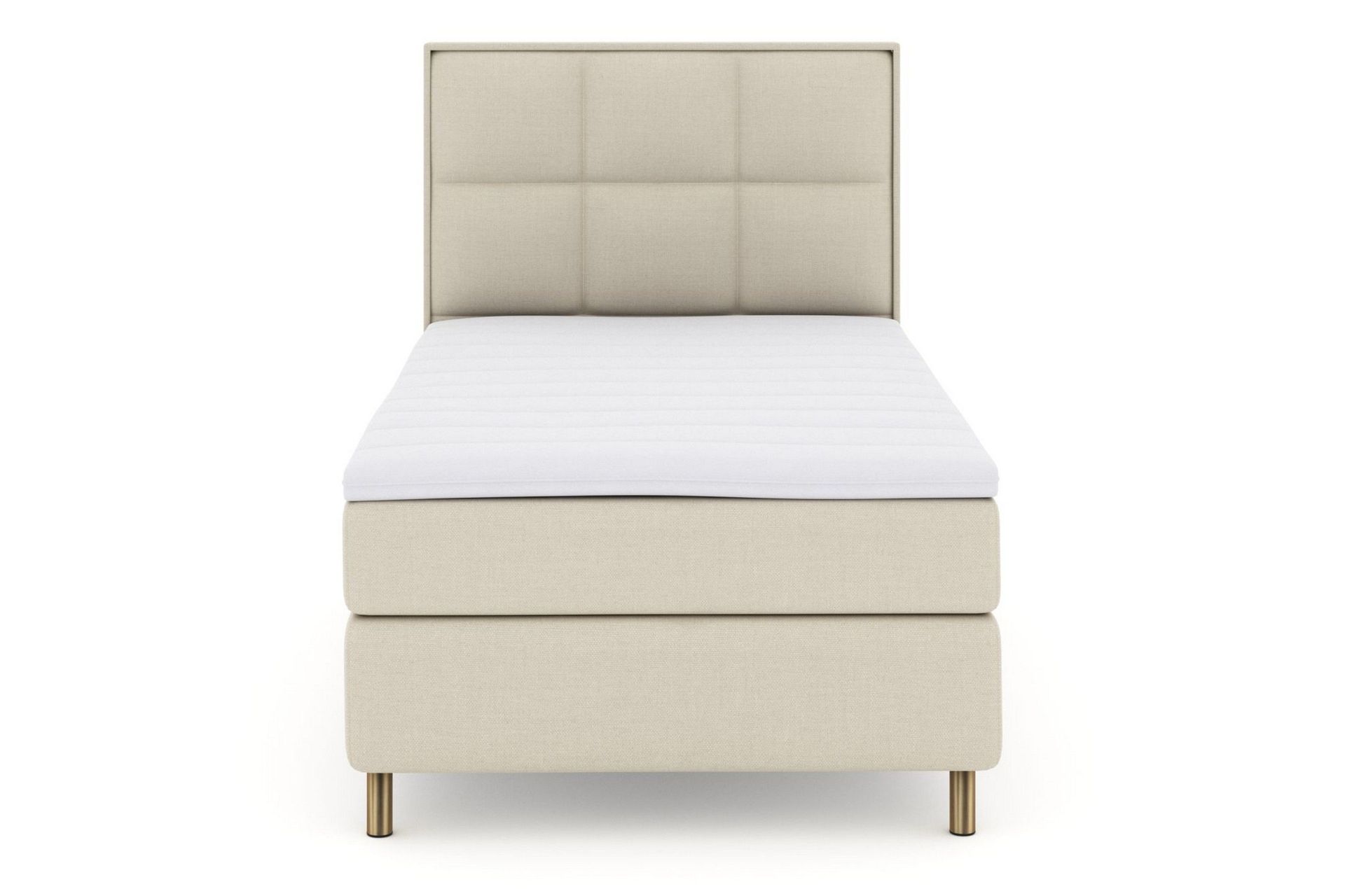 Select No 3 Komplett Sengepakke 120x200 Medium - Beige/Kobberben