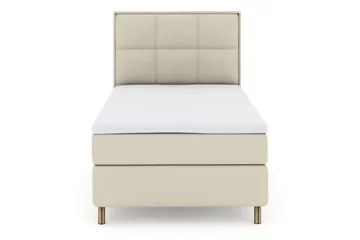 Rutete Sengegavl 120 cm - Beige