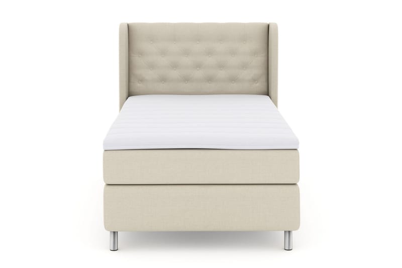 Select No 3 Komplett Sengepakke 120x200 Medium, Beige/Metallben