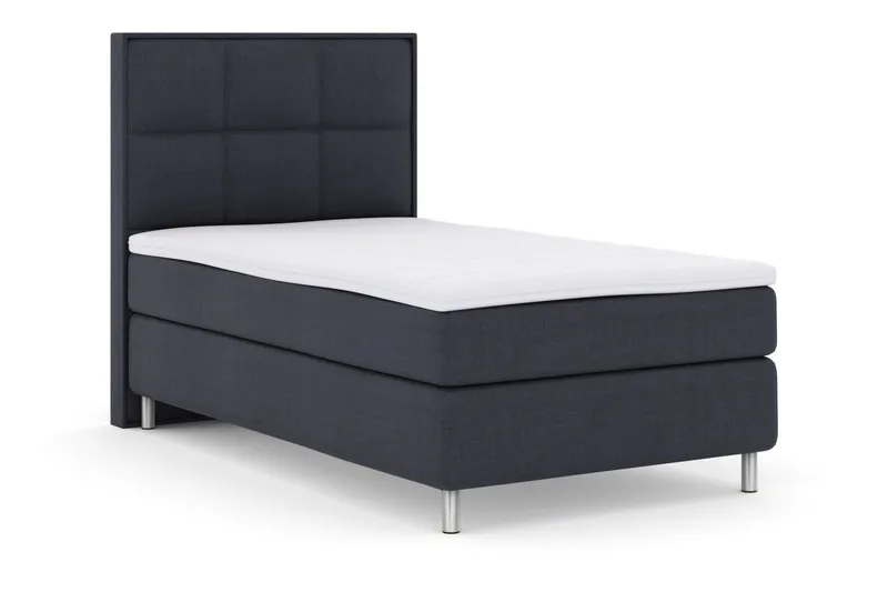 Select No 3 Komplett Sengepakke 120x200 Medium - Blå/Metallben - Møbler - Senger - Komplett sengepakke