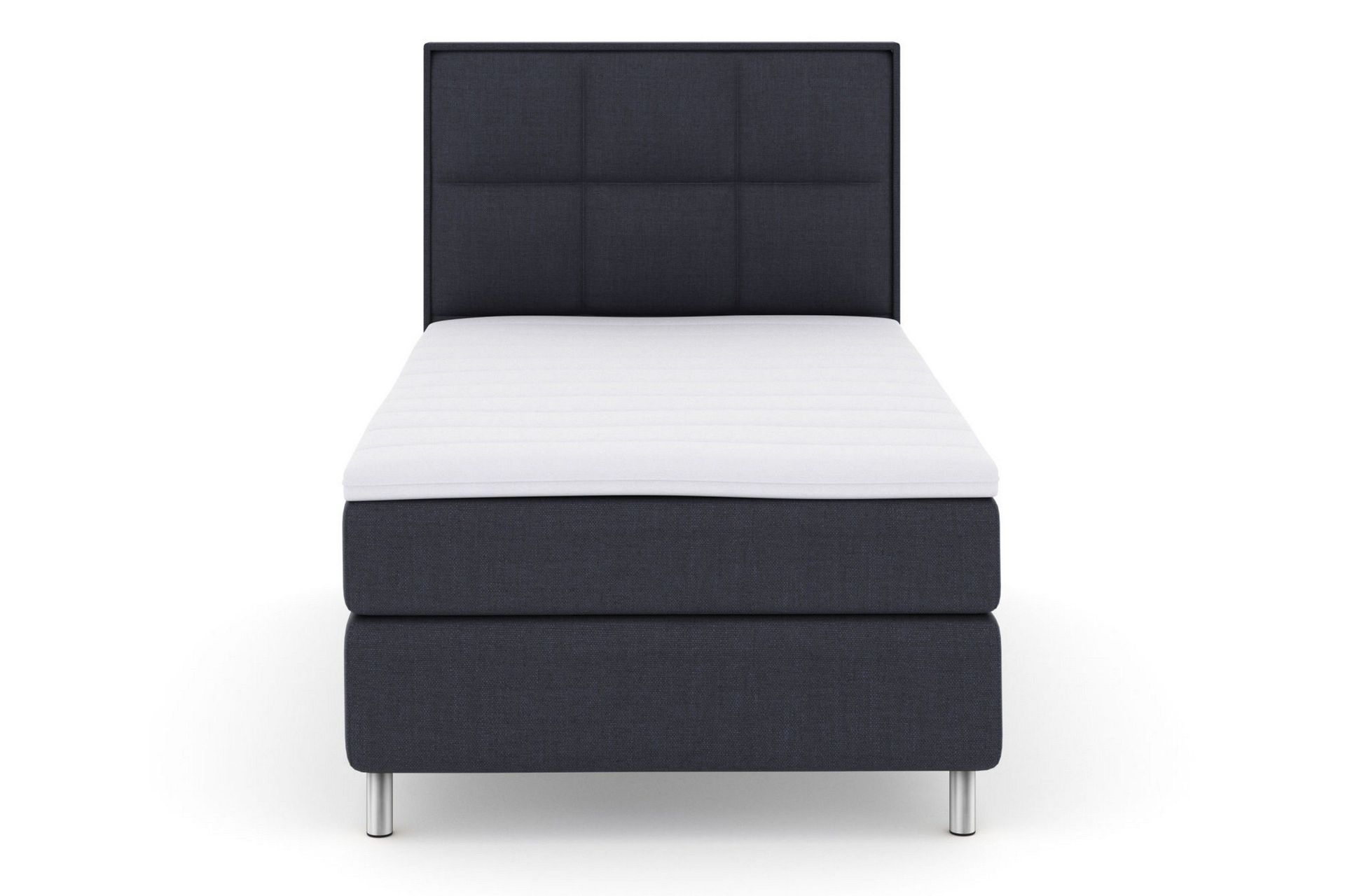 Select No 3 Komplett Sengepakke 120x200 Medium - Blå/Metallben