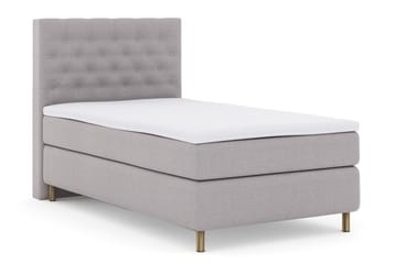 Select No 3 Komplett Sengepakke 120x200 Medium - Lysegrå/Kobberben - Møbler - Senger - Komplett sengepakke