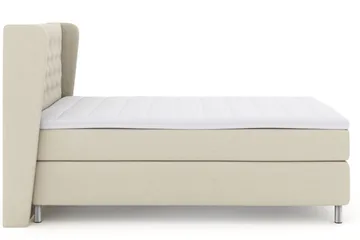 Select No 3 Komplett Sengepakke 140x200 Fast/Medium - Beige/Metallben - Møbler - Senger - Komplett sengepakke