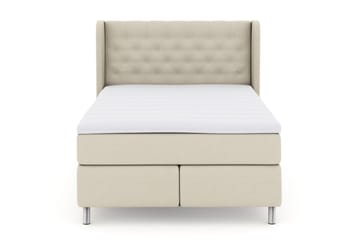 Select No 3 Komplett Sengepakke 140x200 Fast/Medium - Beige/Metallben - Møbler - Senger - Komplett sengepakke