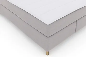 Select No 3 Komplett Sengepakke 140x200 Fast/Medium - Lysegrå/Kobberben - Møbler - Senger - Komplett sengepakke